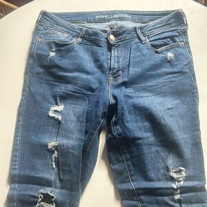 Old Navy mid-rise rockstar skinny jeans
